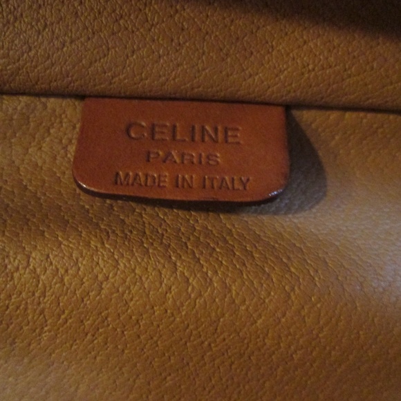 CELINE Macadam Makeup pouch Cosmetics Pouch Hand Bag Vanity bag Leather/PVC - Picture 15 of 16